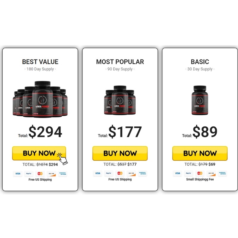 ErosPower pricing